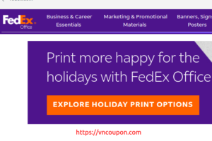 FedEx Office – Get 优惠20% $100 with $250 max折扣