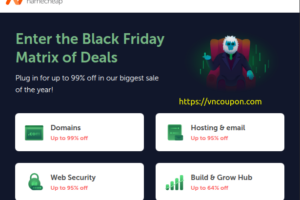 [黑色星期五 2025] Namecheap – Save 最高99% on 域名 & Hosting