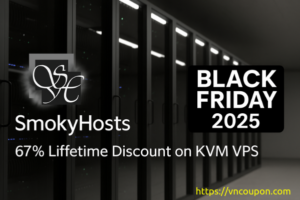 [黑色星期五 2025] SmokyHosts – 67% Lifetime折扣 on KVM VPS