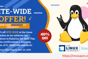 节省 40% on Trainings、Certifications at The Linux Foundation