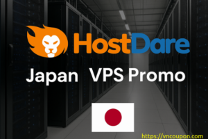 HostDare日本 VPS Promo 最低 $17.24/每半年(优惠25%)