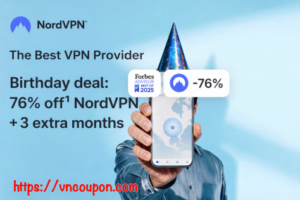 优惠76% NordVPN 优惠券 on 二月2026