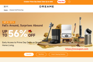 [Prime Day Sale] Dreame – 最高优惠56% on popular products