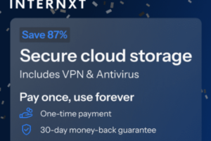 Internxt Exclusive 提供 – Lifetimes Cloud Storage套餐 with 优惠87%