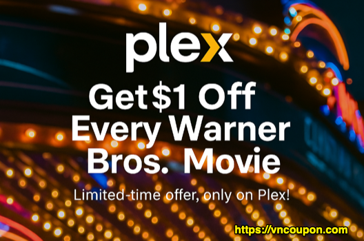Plex deal: Get $1 Off All Warner Bros. Movies