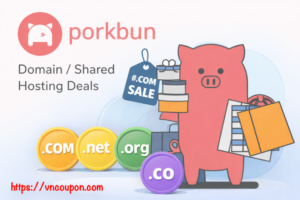 Porkbun 优惠券 一月2026 – 域名 Registration 最低 $2.04