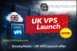 SmokyHosts – UK VPS Launch offer – 50% 永久折扣