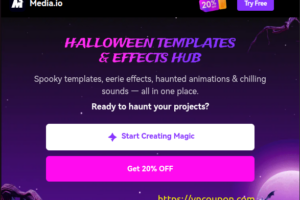 [Halloween 2025 Sale] Media.io – Enjoy 优惠20% on AI Magic Tools