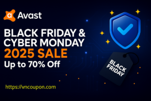 Avast 黑色星期五 & 网络星期一节日 2025 Sale – 最高优惠70%