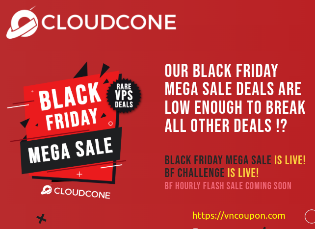 [黑色星期五 2025] CloudCone –折扣ed annual VPS deals 最低 $10.59每年、more!