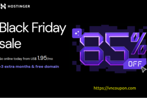 [黑色星期五 2025] Hostinger – 优惠85% Premium 虚拟主机 for $1.95每月 + 3 extra months & 免费域名