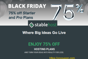 [黑色星期五 2025] StableHost – 节省 75% on 虚拟主机套餐