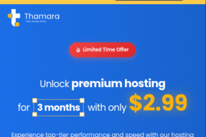 [New Year 2026 Sale] Thamara Cloud – 最高优惠96% Premium Hosting + 免费域名