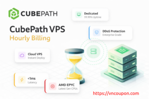 CubePath VPS Hourly Billing 最低 $0.008/时 + 免费赠送$20