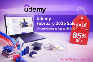 Udemy 二月2026 Sale  – Online Courses 最高优惠85%