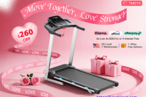 WELLFIT Treadmill Valentine’s Day 特价机: TM015 Now 仅 $239 – Limited Stock