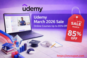 Udemy 三月2026 Sale  – Online Courses 最高优惠85%